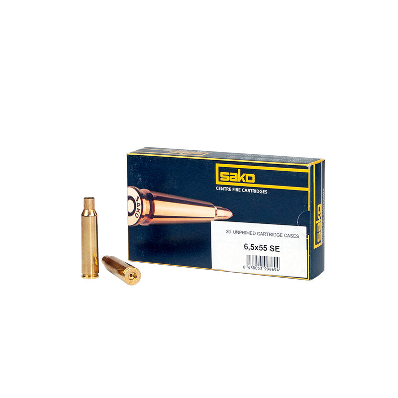 Sako Brass 6.5 X 55 Swedish Mauser Unprimed 20/Box