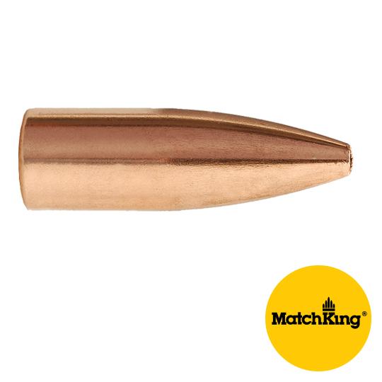 Sierra MatchKing Bullets 22 Calibre (0.224" diameter) 53 Grain Hollow Point Boat Tail 100/Box