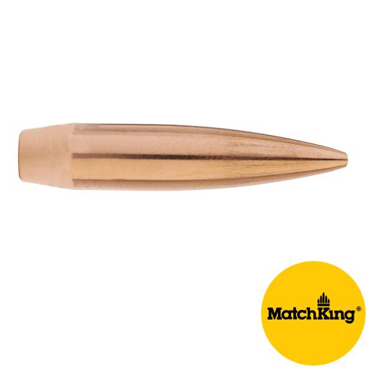 Sierra MatchKing Bullets 243 Calibre/6MM (0.243" diameter) 95 Grain Hollow Point Boat Tail 100/Box