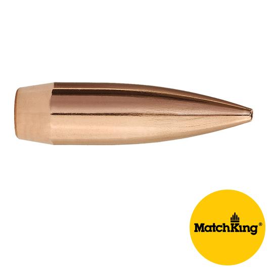 Sierra MatchKing Bullets 30 Calibre (0.308" diameter) 155 Grain Hollow Point Boat Tail 100/Box