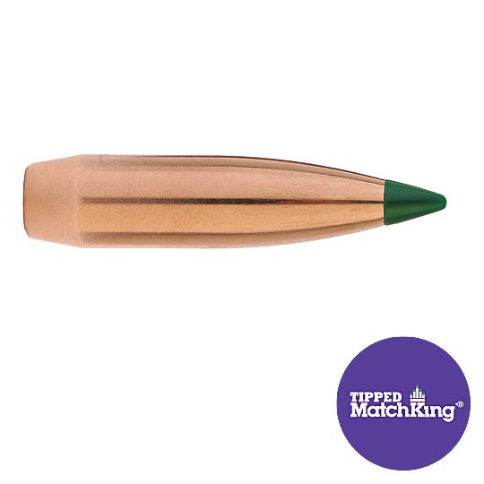 Sierra Tipped MatchKing Bullets 22 Calibre (0.224" diameter) 69 Grain Polymer Tip Boat Tail 500/Box
