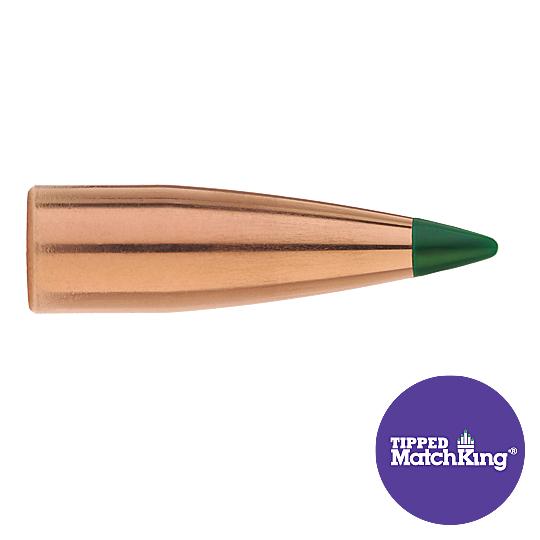 Sierra Tipped MatchKing Bullets 300 AAC Blackout (0.308" diameter) 125 Grain Polymer Tip Match 100/Box