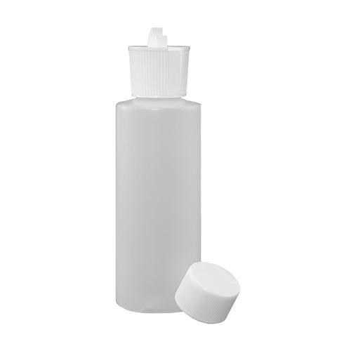 Solvent Bottle with Flip-Snout Cap, 4 oz Fluorinated