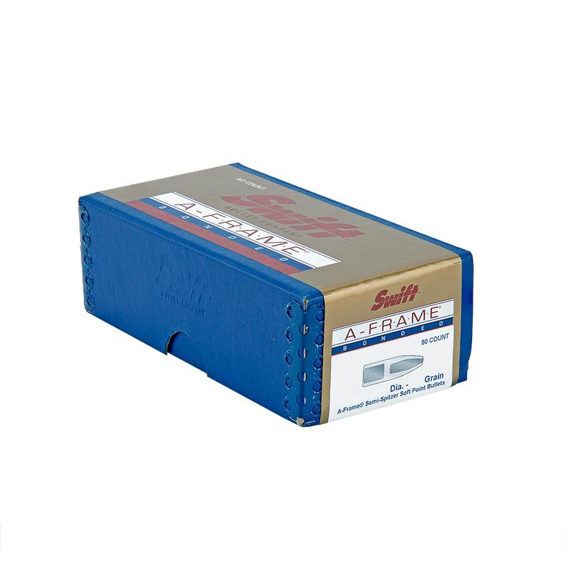 Swift A-Frame Bullets 36 Calibre, 9.3MM (0.366" diameter) 286 Grain Bonded Semi-Spitzer 50/Box