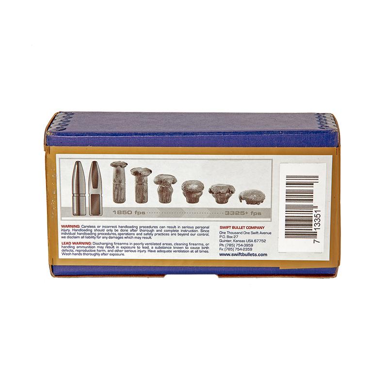 Swift A-Frame Bullets 26 Calibre, 6.5MM (0.264" diameter) 120 Grain Bonded Semi-Spitzer 50/Box