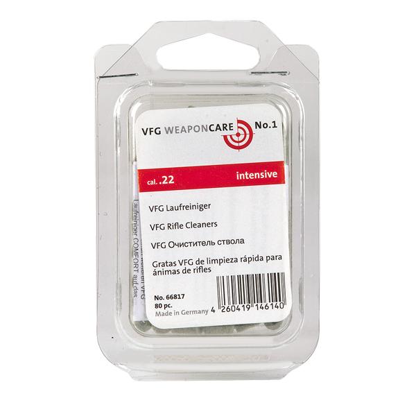 VFG Super Intensive Rifle Cleaning Felts 22 Calibre (.22 Long Rifle & .22 Centrefire) Pack of 80, 331999