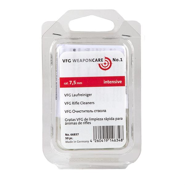 VFG Super Intensive Rifle Cleaning Felts 30 Calibre/7.5MM (.308 Win, .300 Win Mag, 7.5x55 Swiss) Pack of 50, 332018