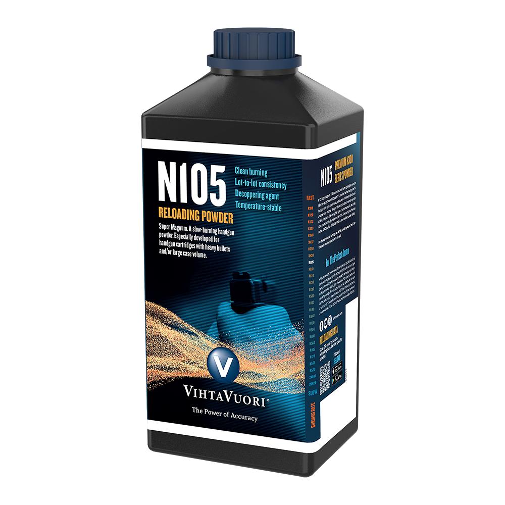 Vihtavuori N105 Super Magnum Smokeless Handgun Propellant, 500g