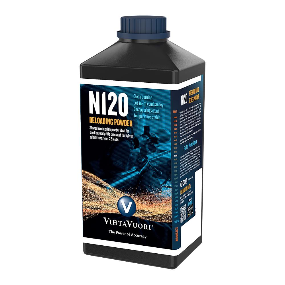 Vihtavuori N120 Smokeless Rifle Propellant, 1 Kg