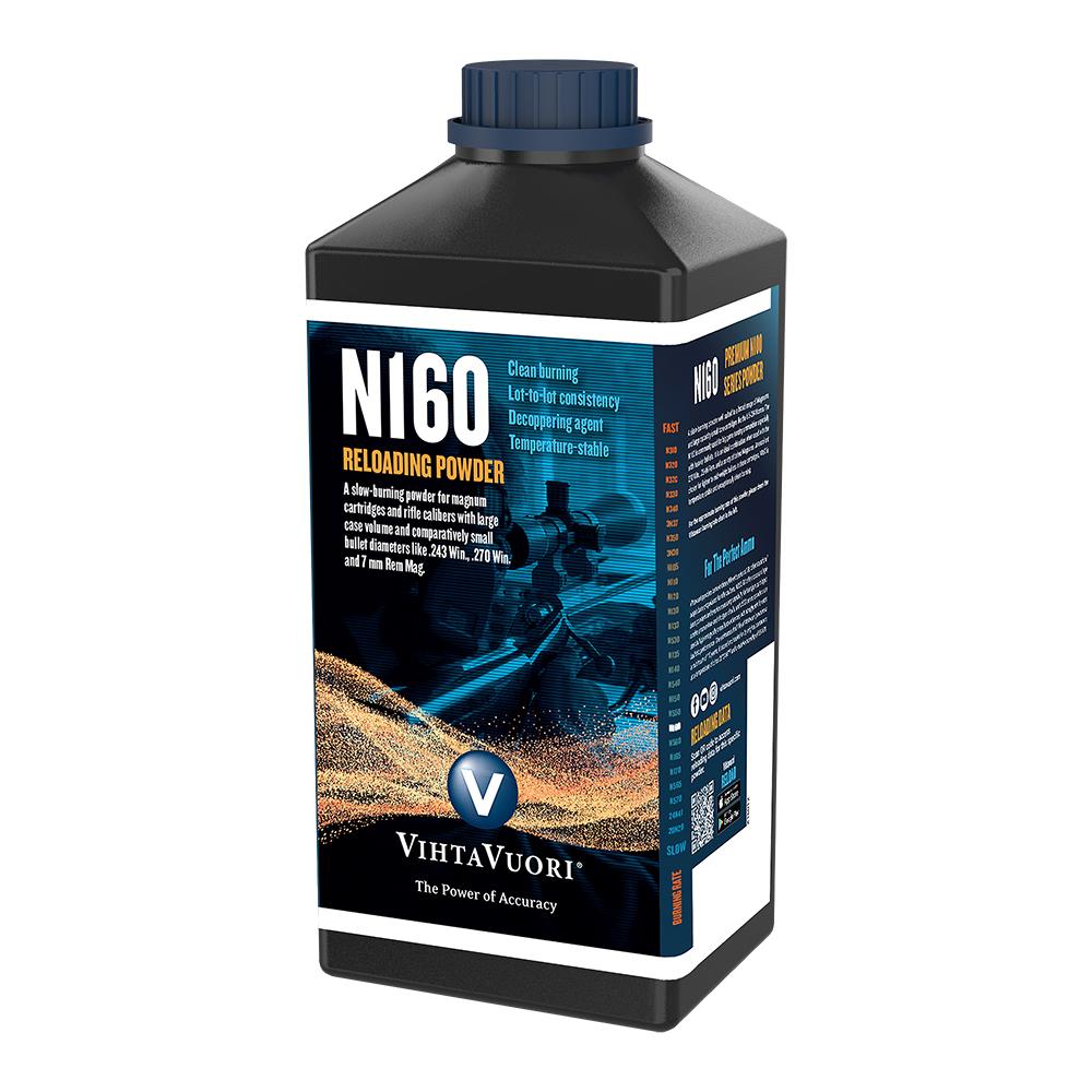 Vihtavuori N160 Smokeless Rifle Propellant, 1 Kg