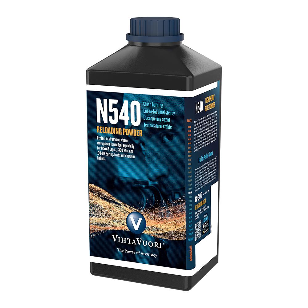 Vihtavuori N540 Smokeless Rifle Propellant, 1 Kg